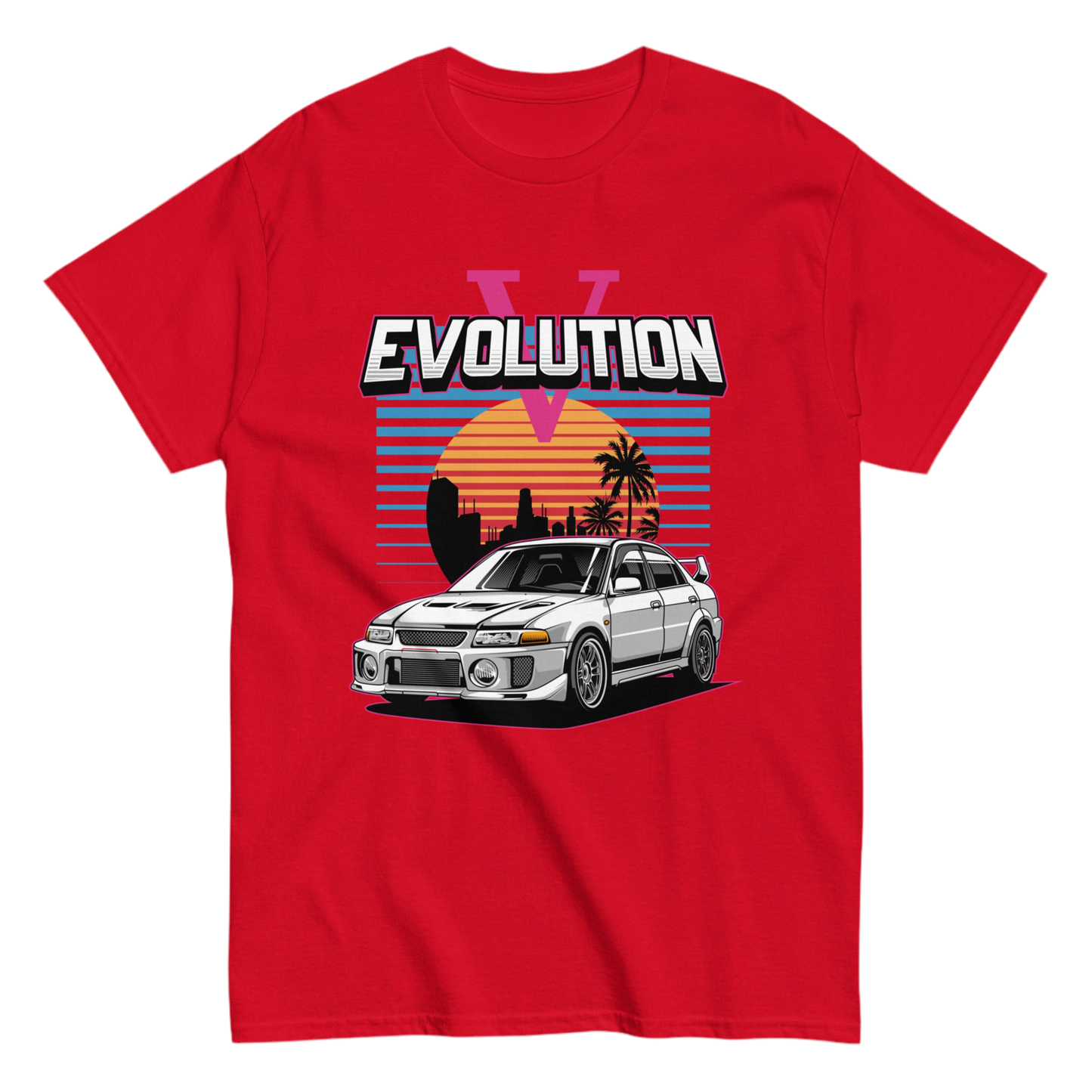 Men's Mitsubishi Evo Retro Style T-Shirt