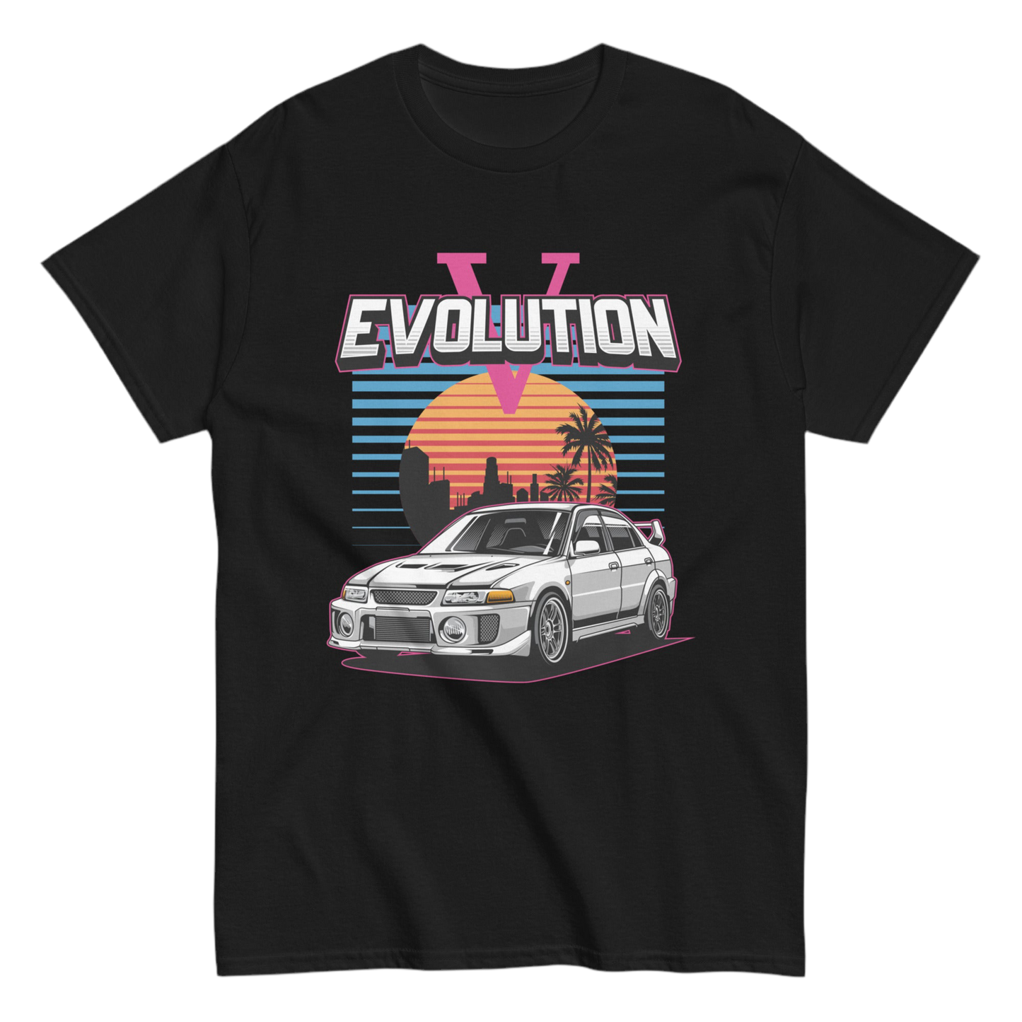 Men's Mitsubishi Evo Retro Style T-Shirt