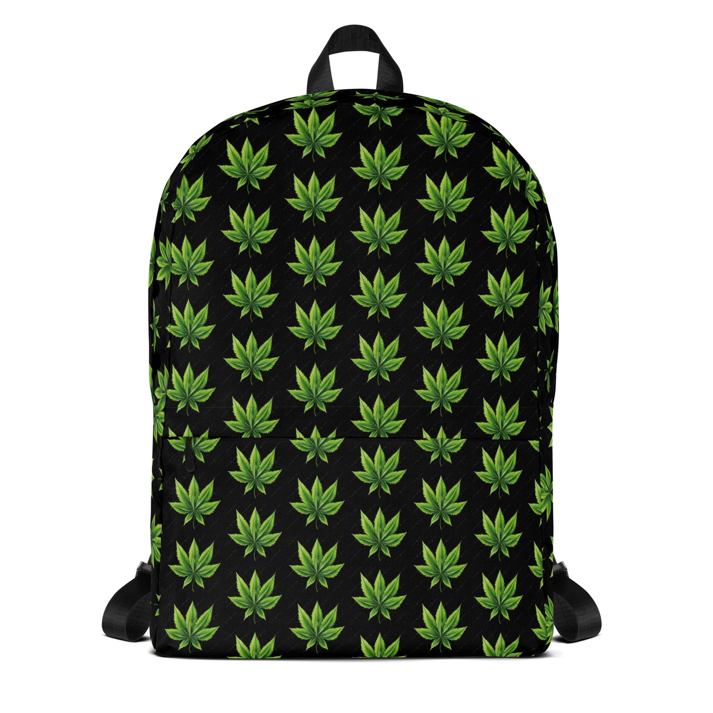 420 Cannabis Style Black Backpack