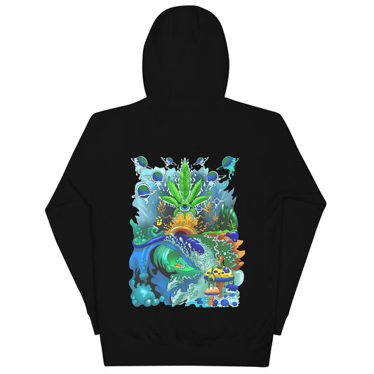 Weed Art Hippie Hoodie