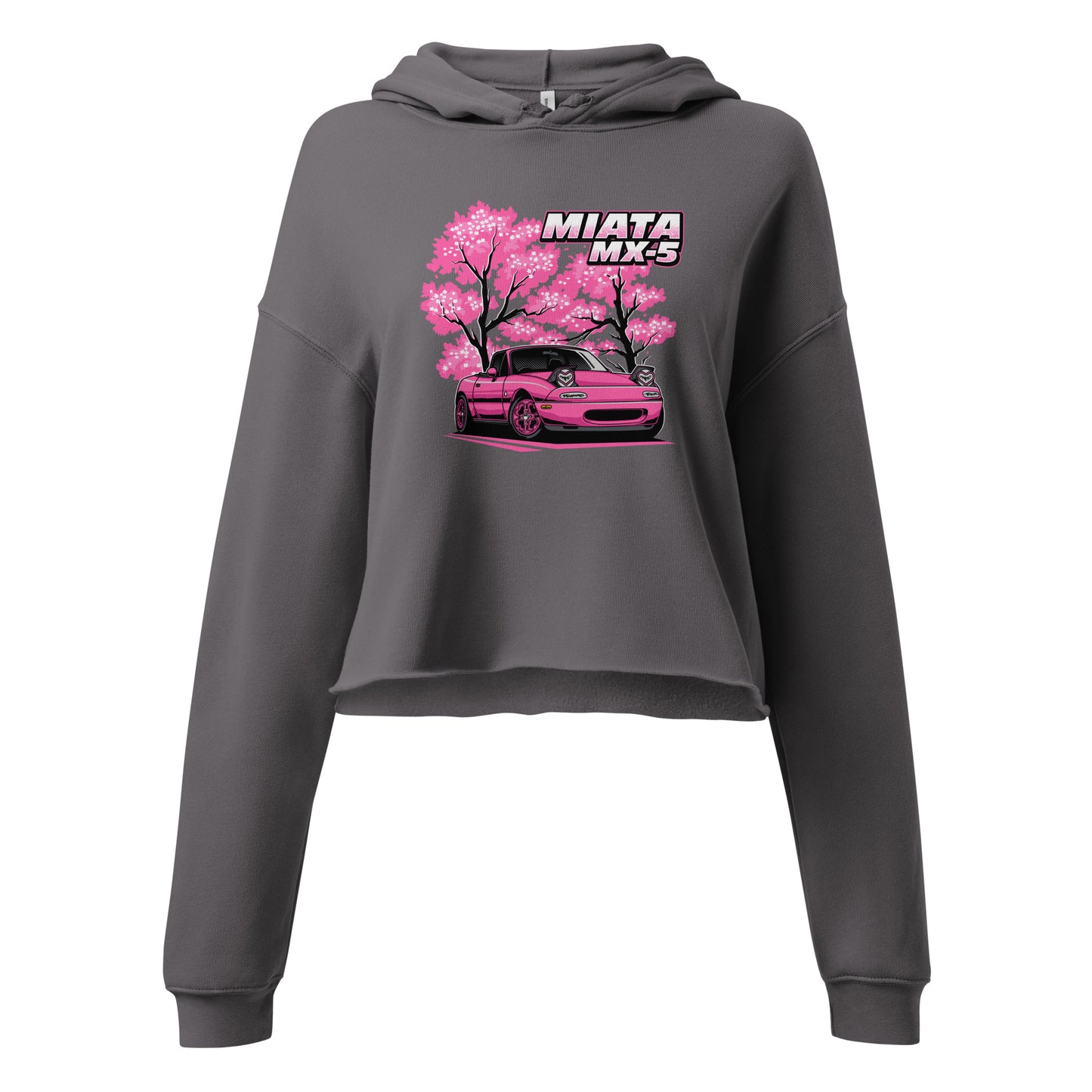 Women's Miata MX-5 Cute Cropped Hoodie
